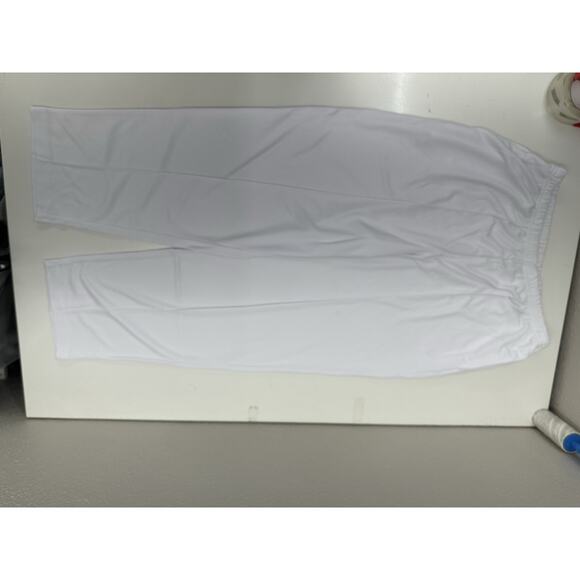 Anthony Richards Womens Pants Size 18 Misses White Knit OPP Pant Elastic Waist - Picture 6 of 12